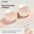 Strapless Non Slip Bandeau Jelly Bra