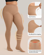 Plus Size Fleece Lined Tights