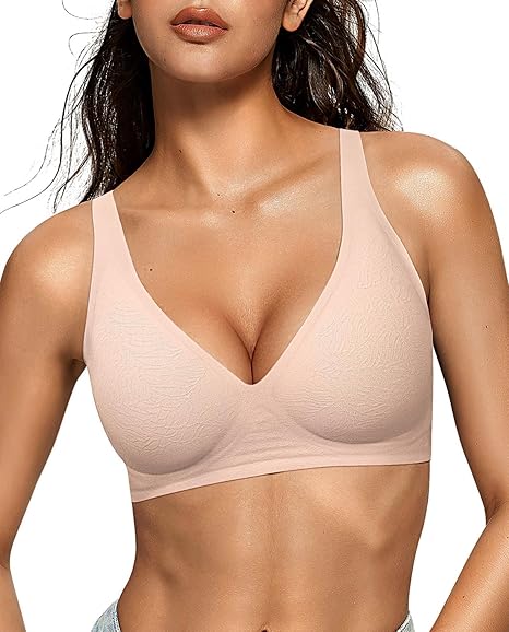 Deep V Jelly Bra No Underwire