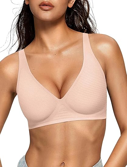 Deep V Jelly Bra No Underwire